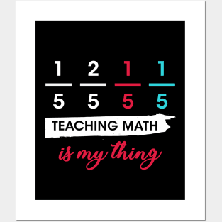 1/5 2/5 1/5 1/5 Teaching Math Is My Thing Math Teacher Posters and Art